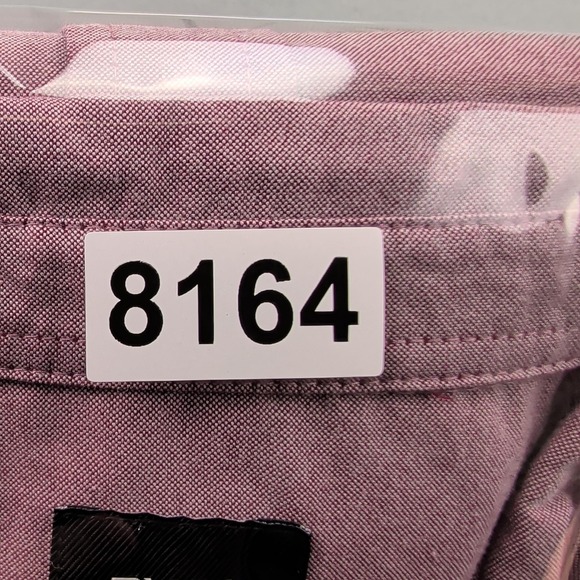 RVCA Shirt Mens XL Pink LS Stretch Oxford Slim Fit Button Down Pocket Casual - Picture 12 of 13